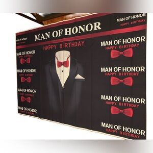 Happy Birthday Polyester Harness Person of Honor Theme Person Photography 7X5.